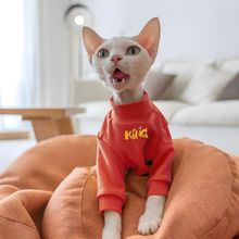 宠物猫咪狗狗衣服秋冬新款德绒喜庆红卫衣加绒保暖中小型犬打底衫