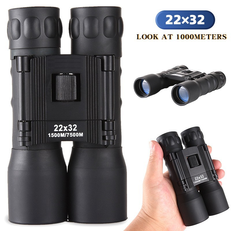 Binoculares de venta caliente transfronterizos 22x32 alta definición visión nocturna al aire libre para niños gafas de observación astronómica al por mayor