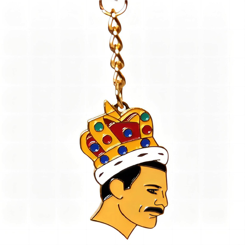 Queen key chain British rock band Freddie mocurry metal pendant accessories Queen key chain British rock band Freddie mocurry metal pendant accessories