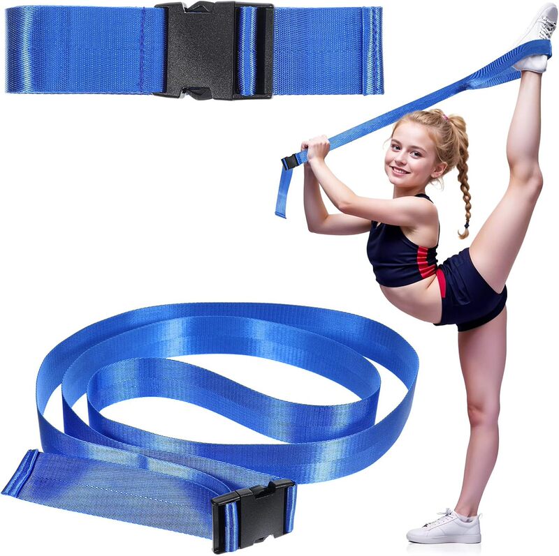 Physical Therapy Belt, Limb Activity Belt, Manual Traction Belt, Stretch Yoga Belt for Leg and Shoulder Exercises, Adjustable Stretching Belt
