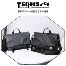 跨境新款单肩包品质男包大容量轻便休闲斜挎包潮流男士单肩斜挎包