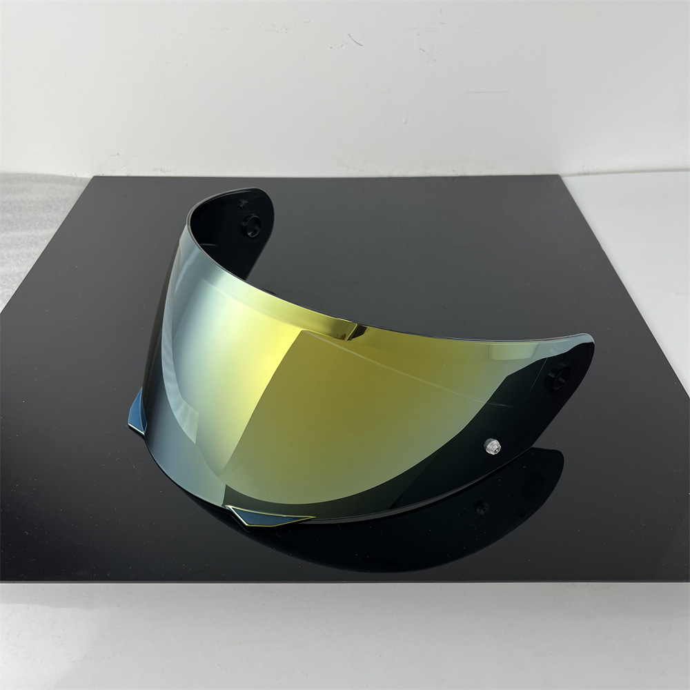 HJ-33 i90 lens day and night dual-use colorful sunscreen HD motorcycle helmet mirror UV protection one piece