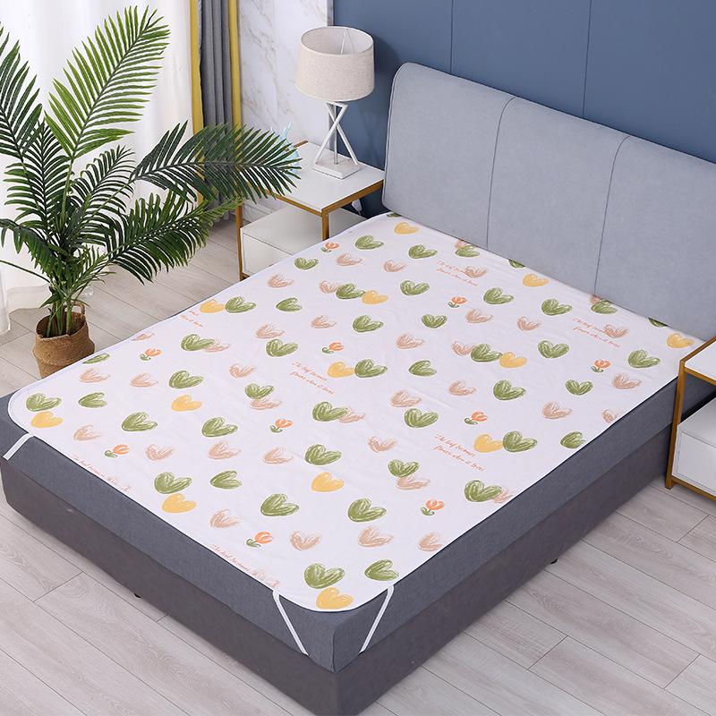 Cojín menstrual impermeable lavable Tía grande estera para estudiantes a prueba de fugas período menstrual pequeño colchón