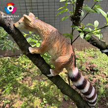 果子狸仿真动物模型野生动物仿真模型主题公园仿真摆件户外动物