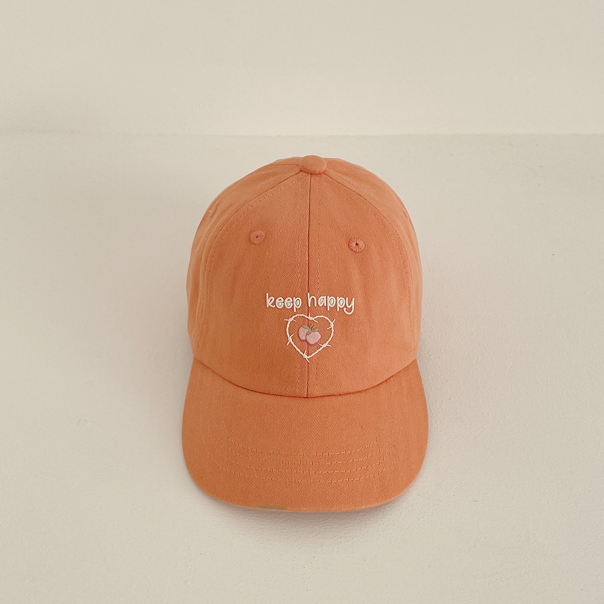 Sombreras de béisbol de amor, niñas y niñas, cabeza pequeña, cara pequeña, gorra coreana, sombrero de verano, sombrero de boca de pato lavados