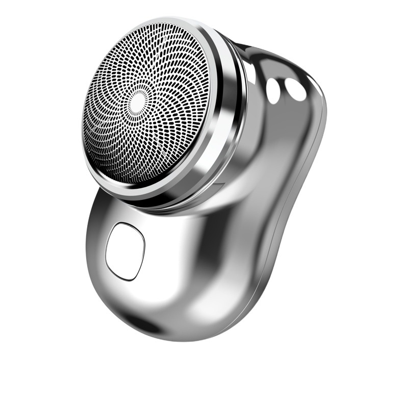 En stock de una pieza entrega mini máquina de afeitar eléctrica portátil de viaje coche recargable afeitadora de afeitar caja de regalo