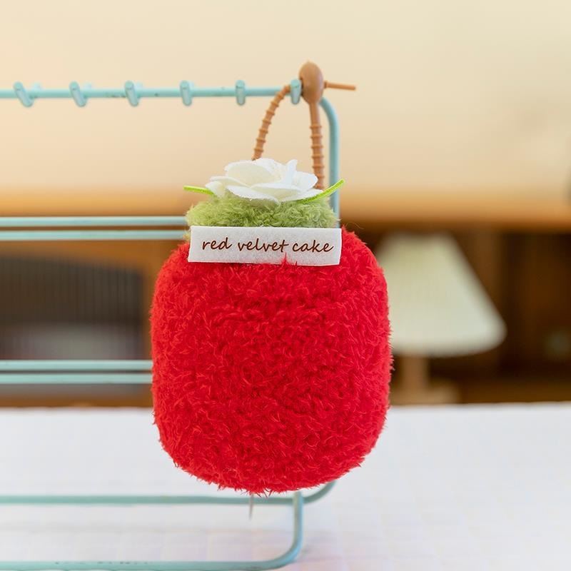 Nuevo sándwich divertido lindo muñeca de pastel muñeca decoración colgante peluche postres juguetes adornos de automóviles