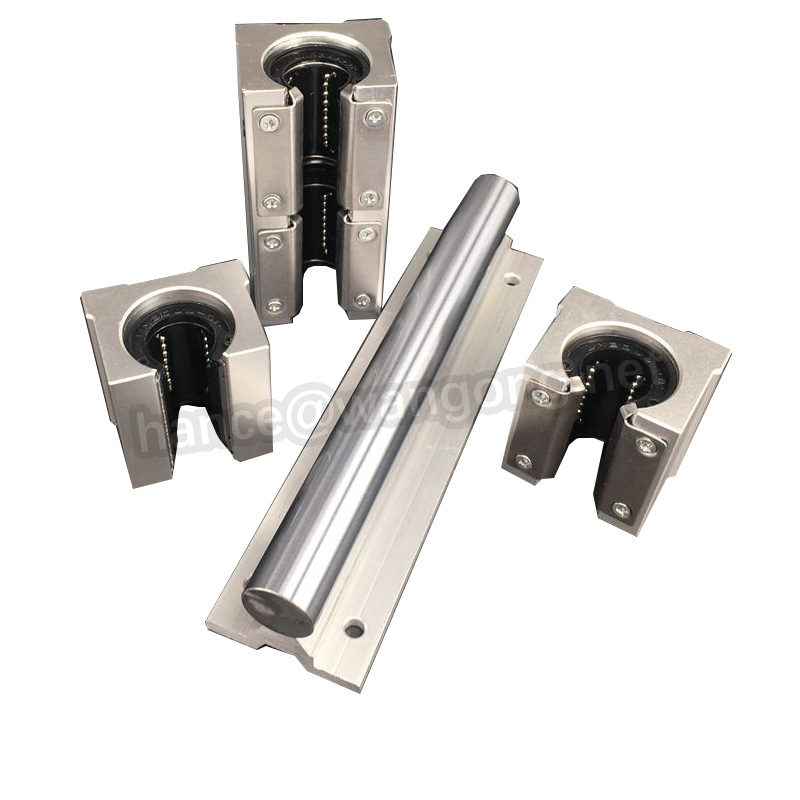 SBR标准型滑块带卡环带压板SBR16S--50-PP-UU开口式直线轴承齐全