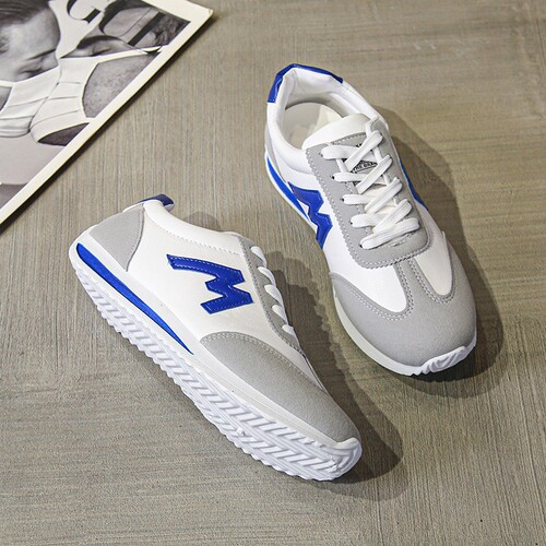 Women's 2025 Spring and Autumn Trendy Versatile Student Lightweight Thick Sole Breathable Sports Shoes to Make Feet Look Smaller