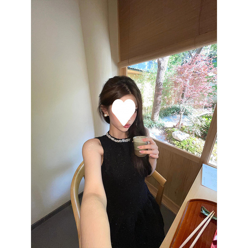 纯欲高级感套装裙辣妹V领镂空短袖连衣裙女夏季小个子收腰包臀裙|undefined
