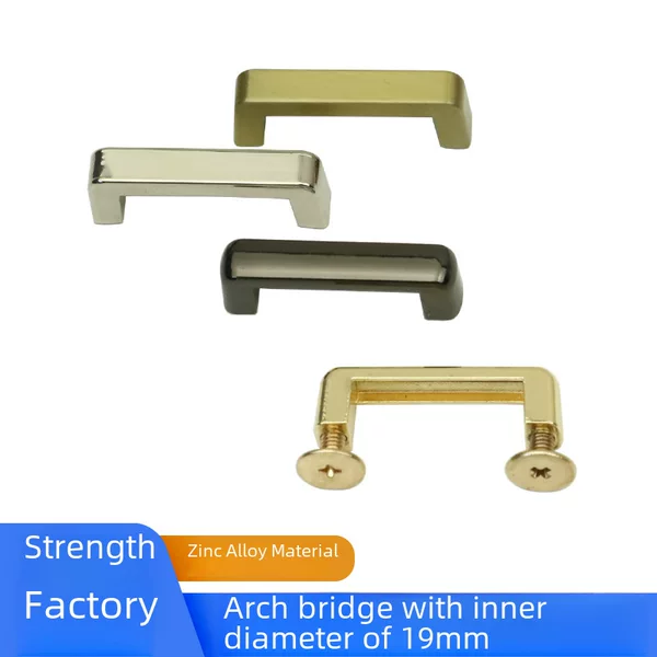 Handbags, Luggage, Hardware Accessories, Straps, Straps, Hand-Held Decorative Buckles, Inner Diameter 19mm Zinc Alloy Bag Arch Bridge