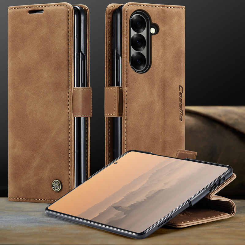 Suitable for Samsung Zfold8Ultra Mobile Phone Case, Zfold8 Protective Cover, Zfold7 Anti-Theft Cover, Zfold5 Leather Case