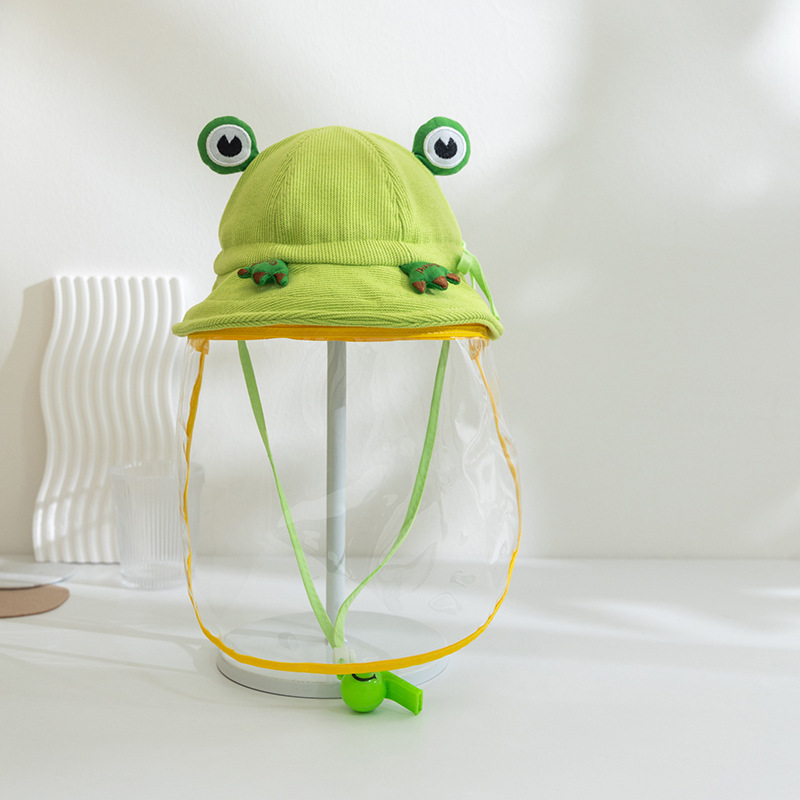 91g Weight Hat Classification Cotton Fabric Type Bucket Hat Hats Type 1 Piece Quantity Daily Occasion Frog Pattern All Seasons Season Children Unisex Gender Patchwork Design Cute Style Children Unisex Cute Frog Patchwork Bucket Hat 10
