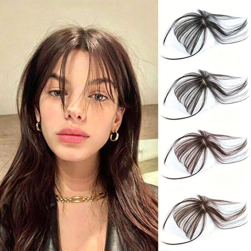 Wig Bangs, Straight Bangs, Hair Topper for Women, 3D Airy Natural Mini Lightweight, No Hair Net Needed Wig