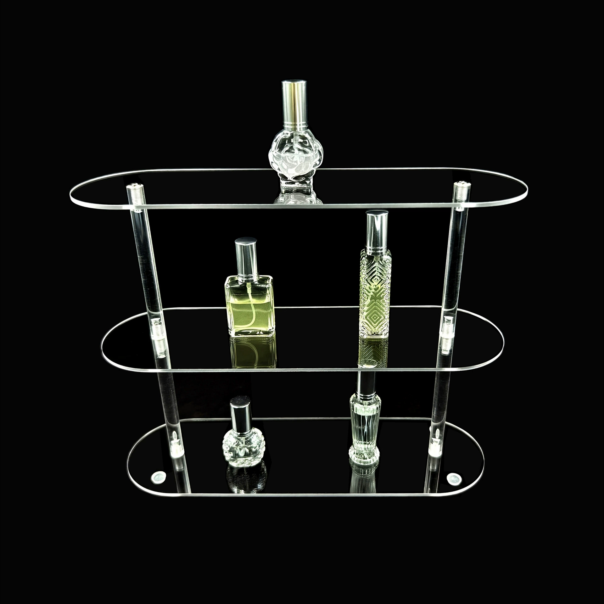 Трехслойная акриловая подставка для косметики и духов, ручной работы, прозрачная подставка для хранения кукол, подставка для украшений Bubble Ma