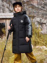 巴拉巴拉儿童羽绒服2025冬季男童女童亲子装长款过膝中大安特踏步