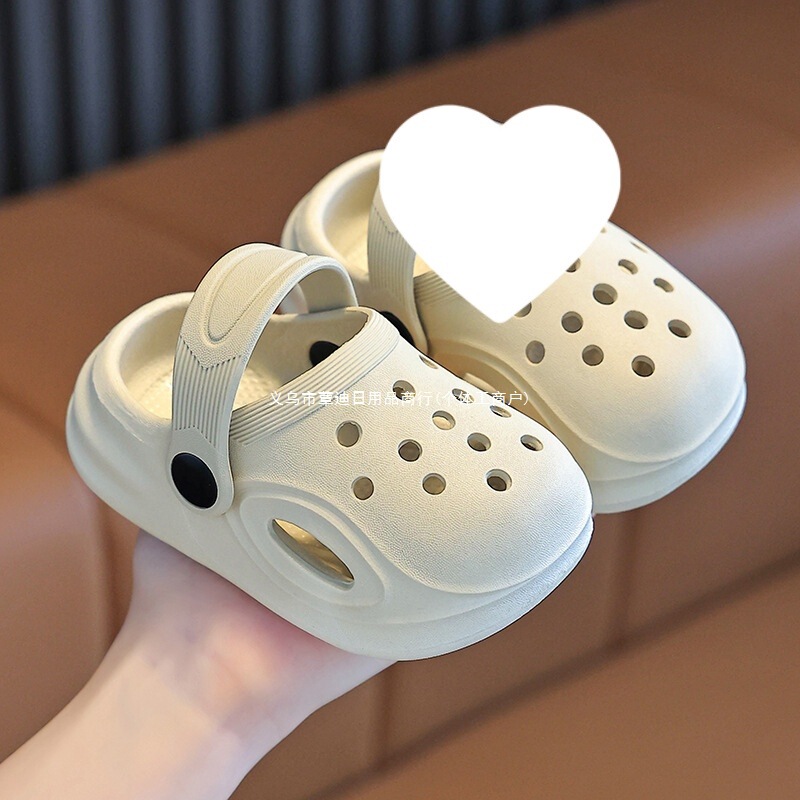 男の子と女の子向けの新しい子供用スリッパ、家庭用および屋外用の柔らかい滑り止めつま先の靴、下駄、夏のビーチシューズ|undefined