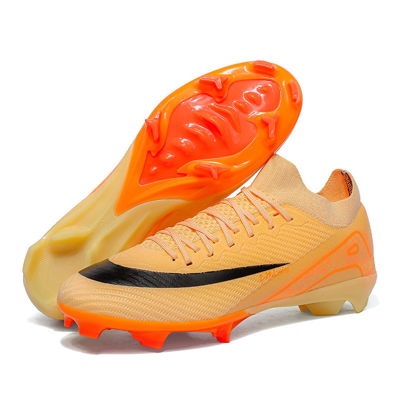 Zapatos de Entrenamiento de Fútbol AG TF de Caucho y Malla, Ligeros, para Pastizales Artificiales