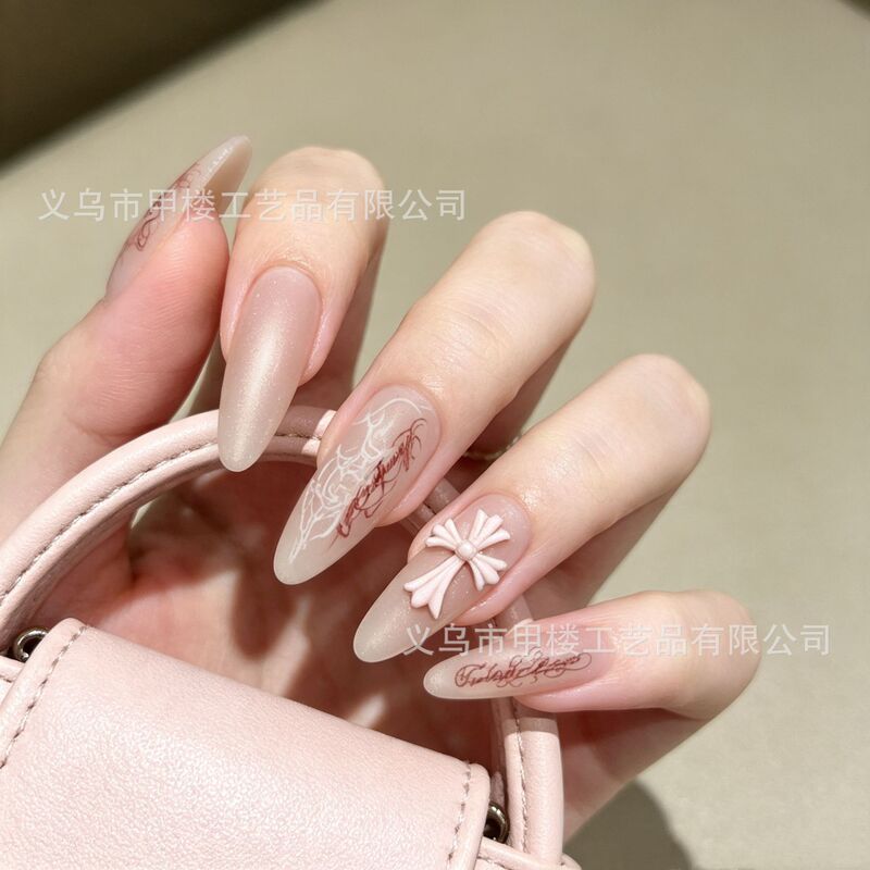 Frosted Translucent Glass Beads Cat's Eye Rhinestone-Encrusted Nail Art Nail Stickers with a High-End Feel Frosted Translucent Glass Beads Cat's Eye Rhinestone-Encrusted Nail Art Nail Stickers with a High-End Feel