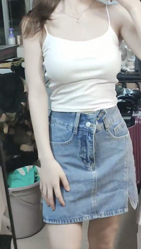 Summer  new hot girl beautiful back thin shoulder sling women's one-cup vest with chest pad can be worn outside and versatile underwear