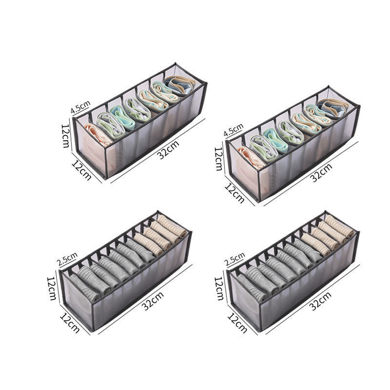 下着収納ケース家庭用分格引き出し式布芸多機能ネット赤三合一下着靴下文胸包郵便|undefined