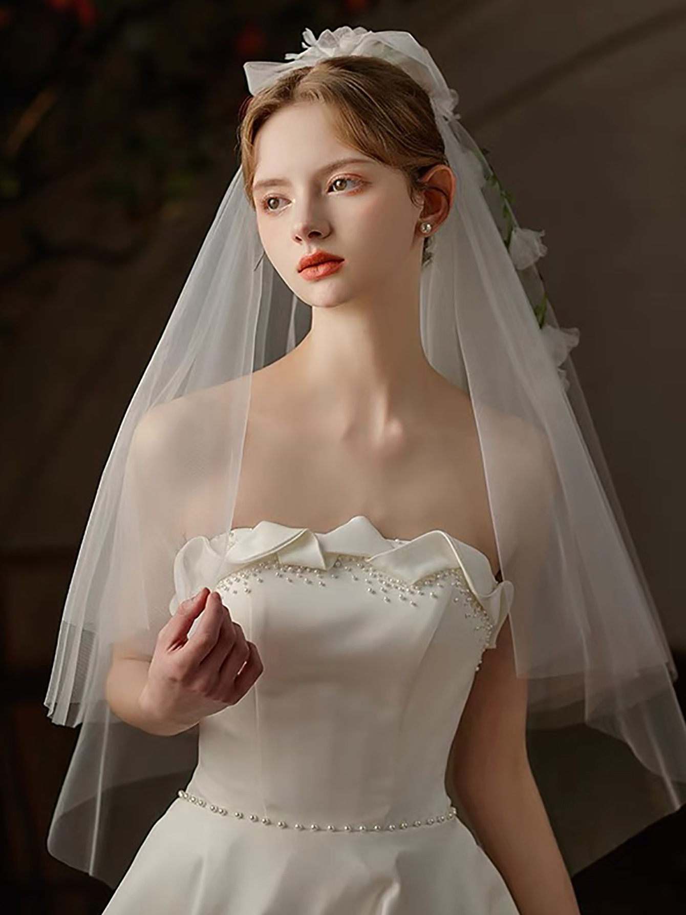 Women's Flower Lady Wedding Cloth Birdcage Veils display picture 8