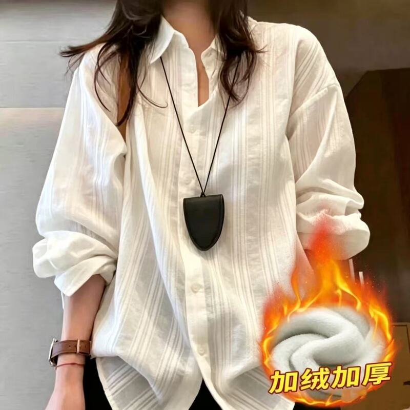 New Autumn Style Breathable Cotton Shirt 2026, Loose and Versatile, Slimming Long-Sleeve Shirt Cardigan New Autumn Style Breathable Cotton Shirt 2026, Loose and Versatile, Slimming Long-Sleeve Shirt Cardigan