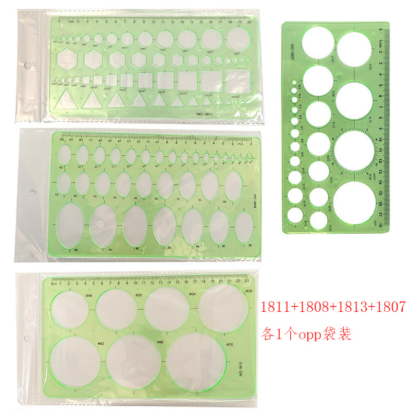 Regla de curva directa de fábrica Botón regla de arco regla de ropa regla de corte traje de regla de jaula de manga regla de tamaño colección