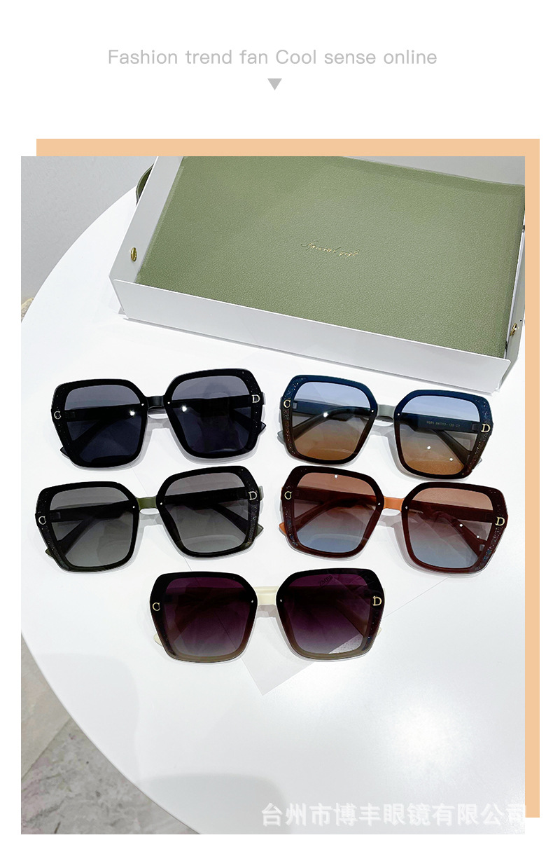 2023 New Fashionable Polarized Sunglasses with Fine Sparkling Small Fragrance, Ultra Light Sunglasses, Showcasing Style,_voghion.com