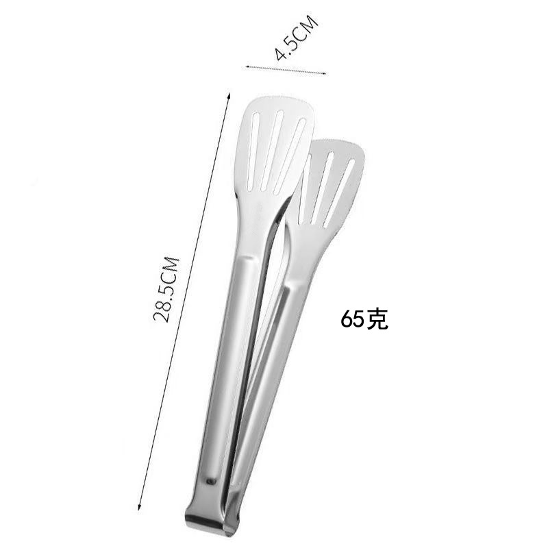 Pinzas de tres puntas de acero inoxidable 304, pinzas para alimentos galvanizadas, pinzas para carne, pinzas para pan, pinzas para barbacoa, utensilios de mesa, utensilios de cocina, pinzas