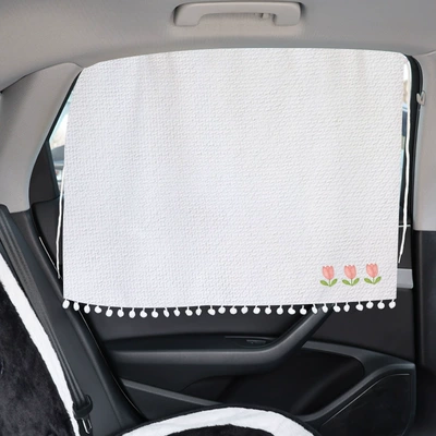 Car Sunshade Curtains for Babies | Car curtains - three-tulips