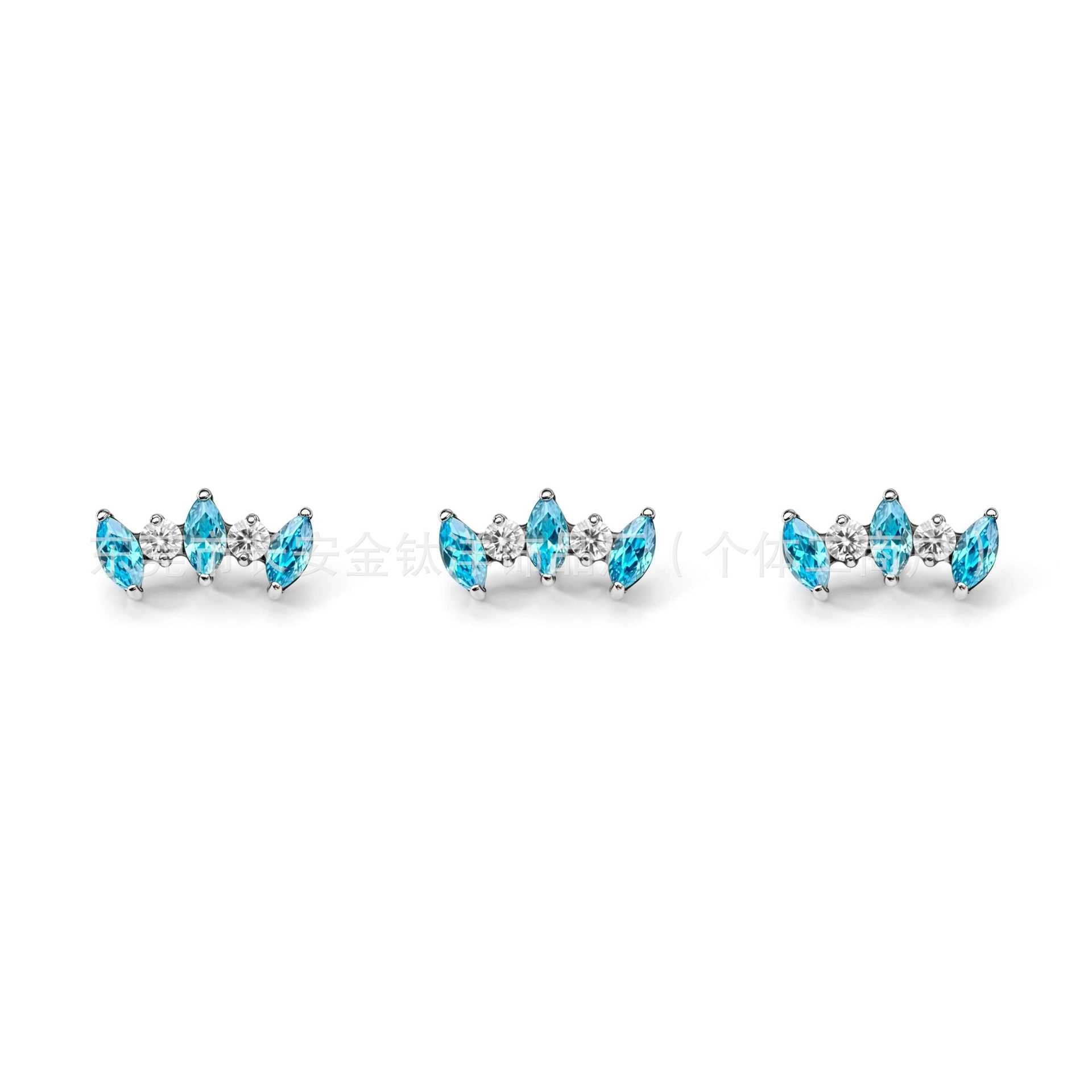 Labret piercing jewelry detail image