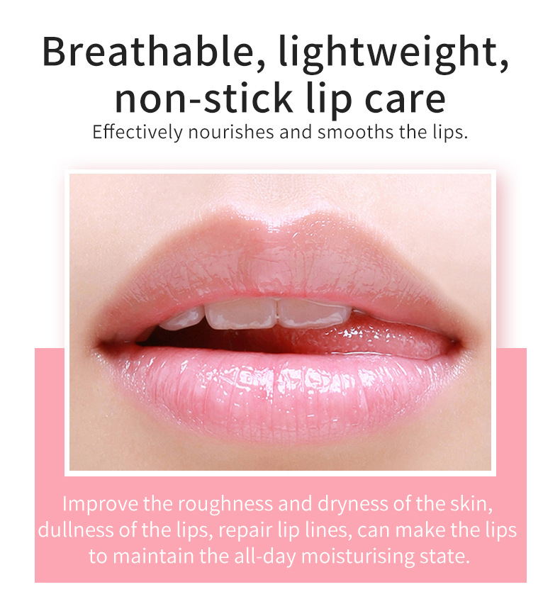 VIBELY Cross-border Water Light Glass Lip Oil Moisturizes, hydrates, brightening and transparent Lip Gloss Dudu Lip Gloss reduces lip lines undefined