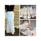 Lace Fabric Pure Color Pleated Fabric Elastic Cut Out Lace Fabric Spring and Summer Skirt Dress Lace Fabric