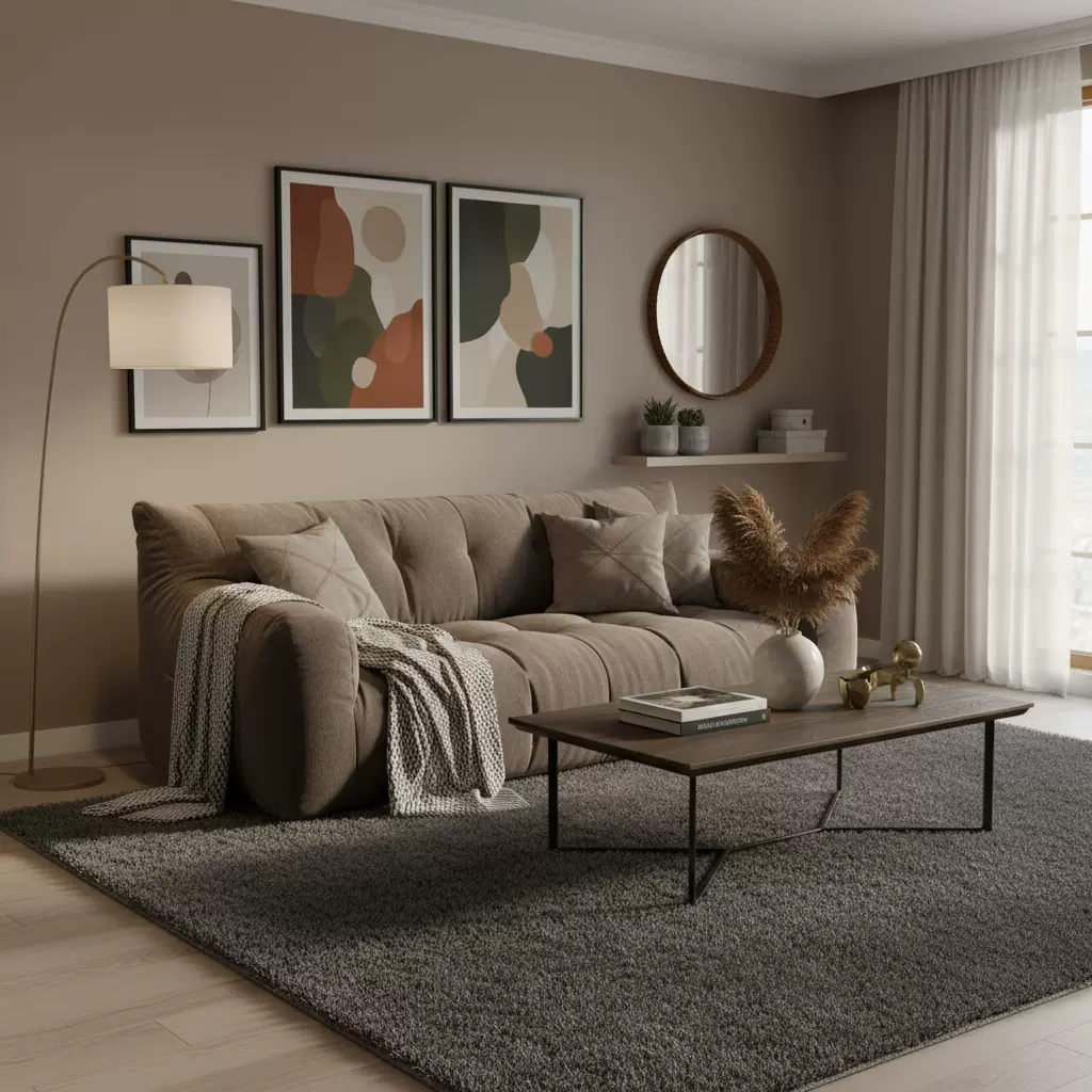 布艺沙发现代简约小户型客厅出租房客厅双人三人榻榻米懒人小沙发