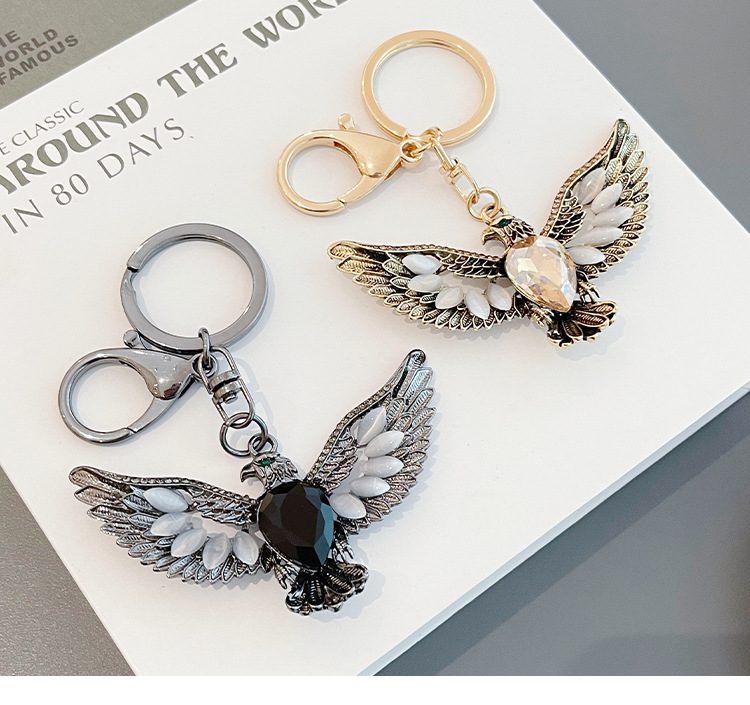 Elegant Classical American Style Zinc Alloy Eagle Adults Men's Unisex Bag Pendant Keychain display picture 1