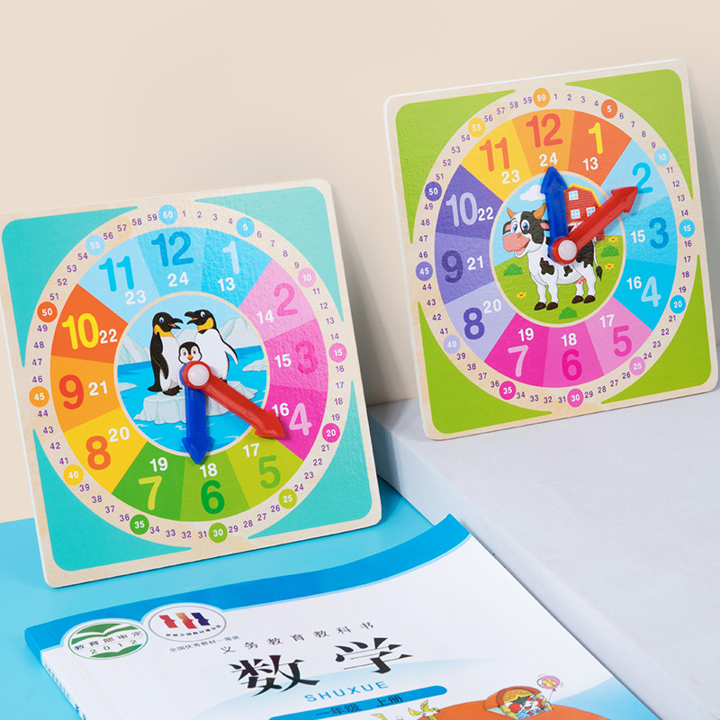 desarrollo de la inteligencia de los niños pequeños para la cognición del reloj y el tiempo de la escuela primaria reloj digital instrumento de enseñanza juguete