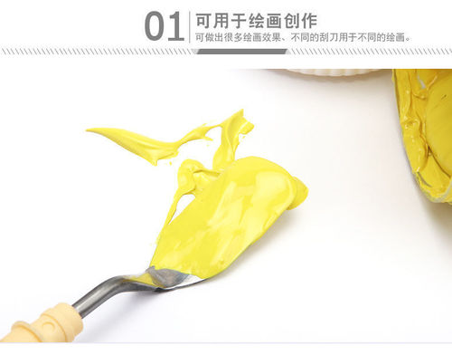 Paint scraper art palette knife flat head small scraper professional oil pastel stainless steel scraper