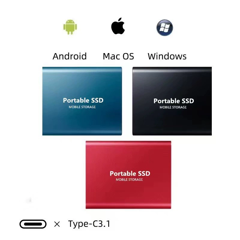 Cross-border SSD mobile solid state drive 8TB16TB portable high-speed USB3.1 mobile solid state drive