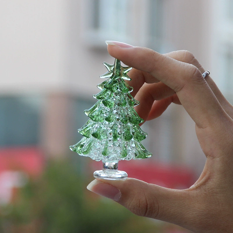 Glass holiday ornament, assorted gift box styles, handmade fragile decorations 4.5–13 cm