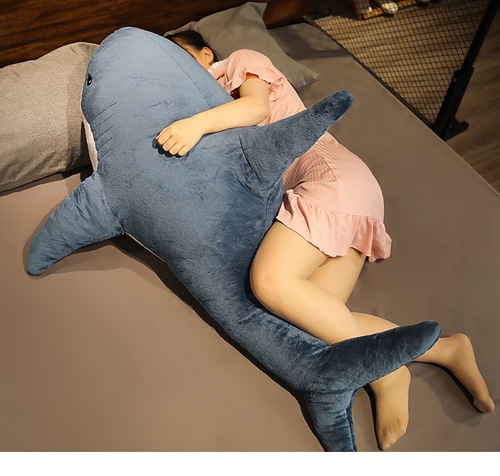 Shark pillow ahwu strips of the same style doll doll ahwu sleeping girl small plush toy birthday gift aww