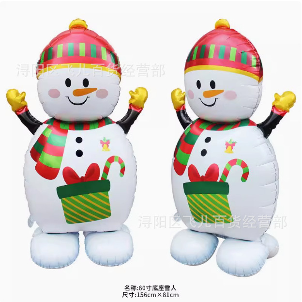 Insクリスマス雪だるま老人ハロウィーンカボチャクモシリーズアルミ膜風船祝日パーティー装飾配置|undefined