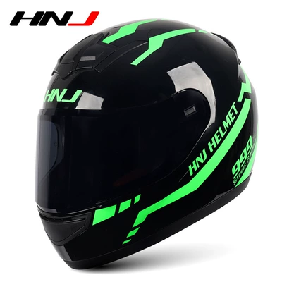 902 Motorcycle Helmet, All-Season Universal Motorcycle Helmet, Men's and Women's Winter Warm Full-Face Helmet, Electric Vehicle Safety Helmet (Motosiklet kaskı (dəbilqə)) - black-samurai-black-film-s