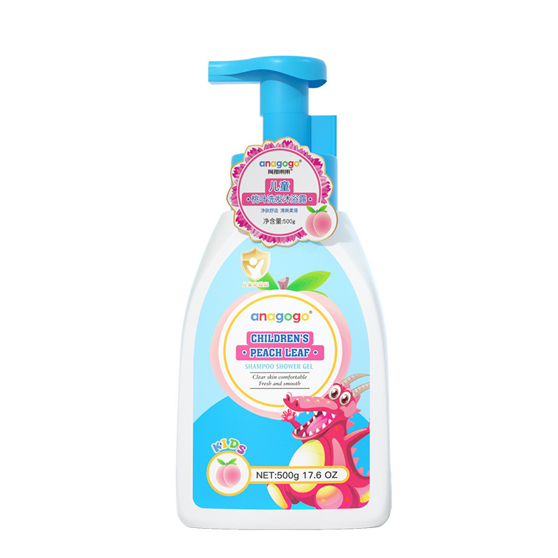 アナゴゴ ピーチリーフ ベビー シャンプーとシャワー ジェル 500g マイルド クレンジング 子供用 ベビー ケア ツーインワン|undefined