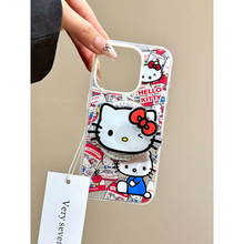 日韩ins可爱hellokitty猫咪旋转磁吸支架适用iPhone16promax手机