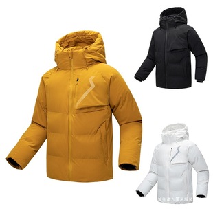 Men's Winter Thickened Warm Cotton Jacket with Hood, Similar to Dijia's Style, Outdoor Workwear Top, Windproof and Trendy