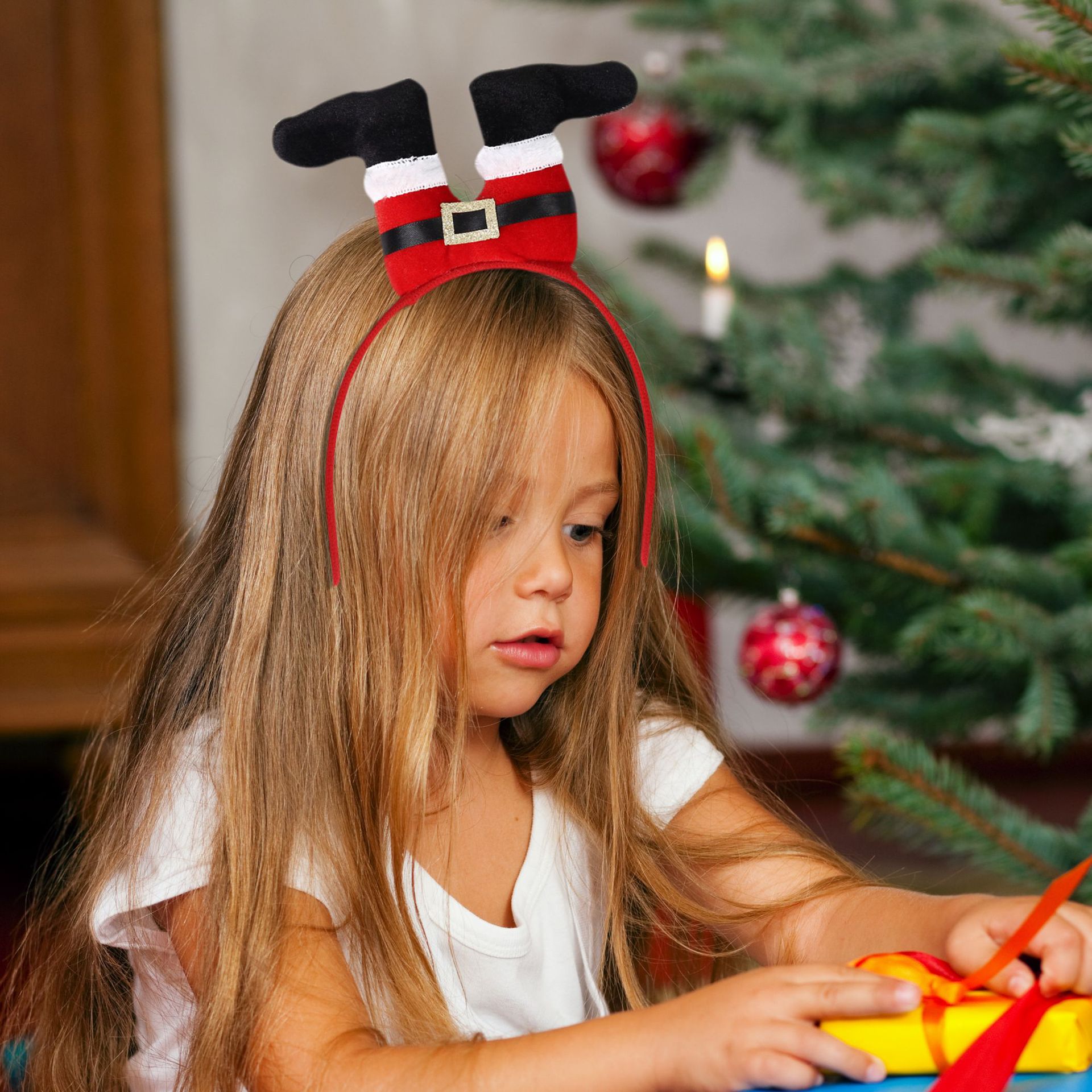 Navidad transfronteriza, navidad para adultos, decoraciones de fiesta para niños, sombreros de Navidad de dibujos animados, decoraciones de bandas de navidad