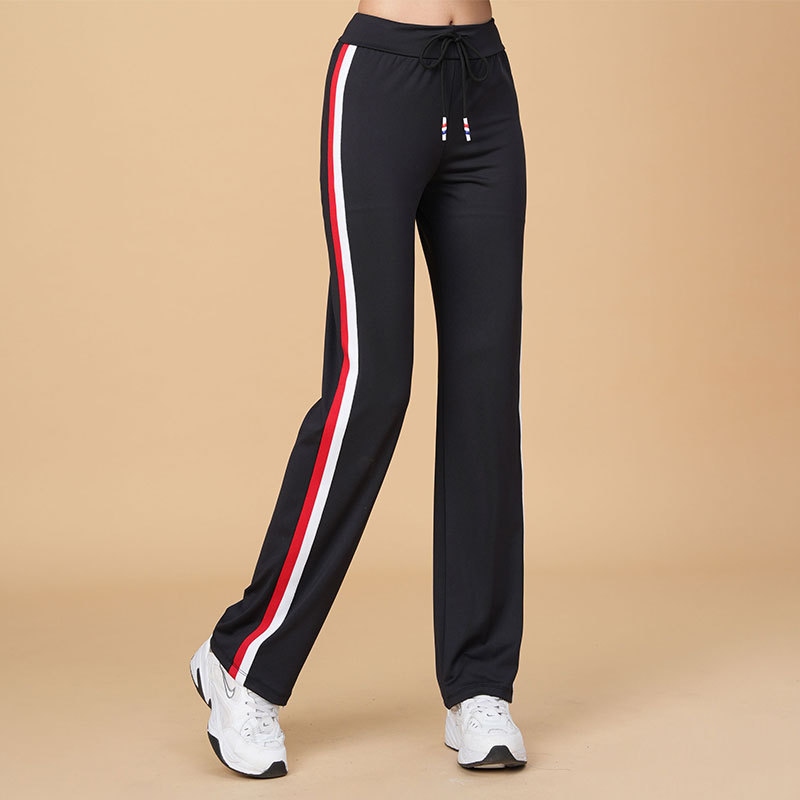 Spring summer trousers, quick dry dancing overall for gym, loose straight fit 5