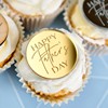 Cross -border Father's Day labeling cake decorate Dad, I love you acrylic paper cup cake decorative cake plug -in