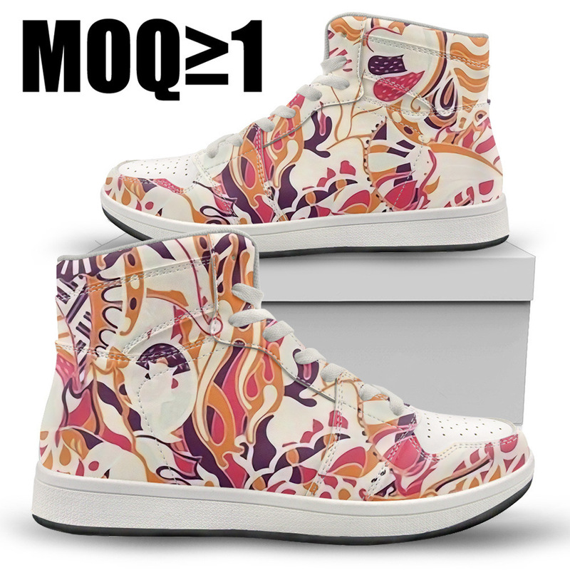 Laitu Printing Foreign Trade sneaker Bohemian High-top Board Shoes Men's Shoes J Basketball Shoes Independent Station Hot Hair Laitu Printing Foreign Trade sneaker Bohemian High-top Board Shoes Men's Shoes J Basketball Shoes Independent Station Hot Hair
